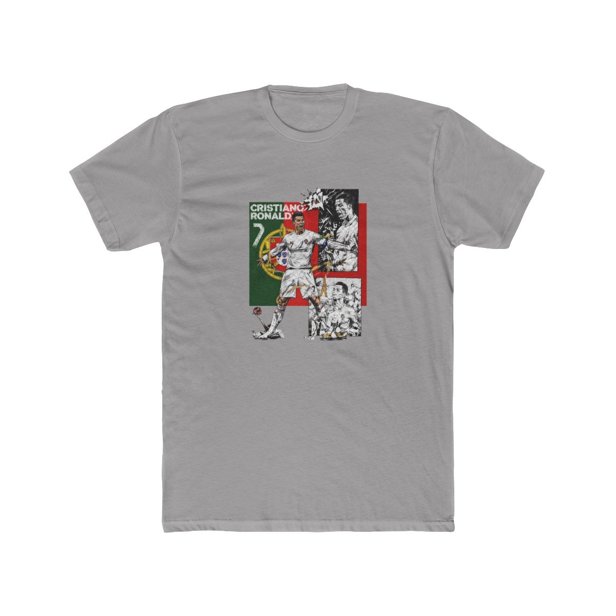 Cristiano Ronaldo Football Kit Graphic White T-Shirt