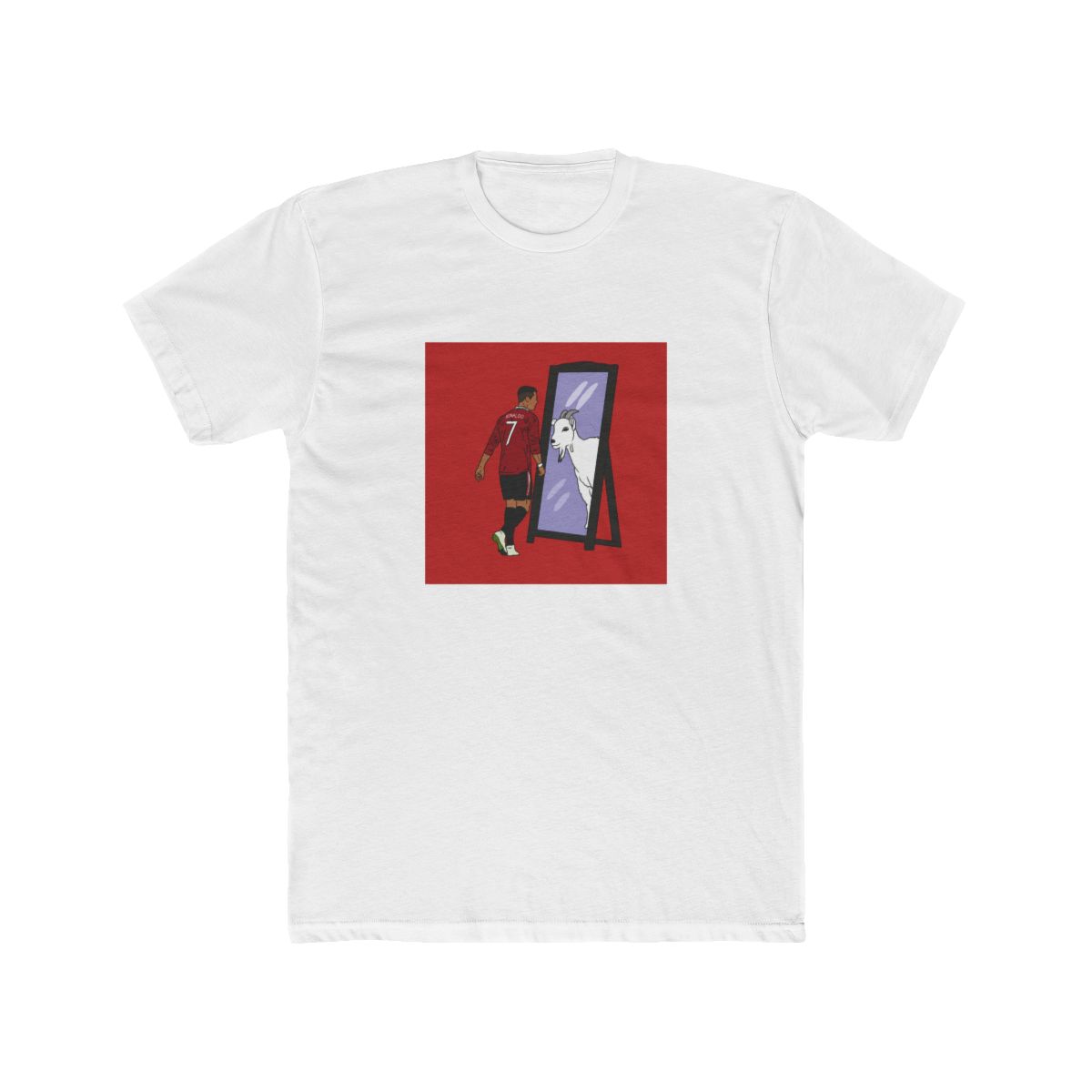 Cristiano Ronaldo Mirror GOAT T Shirt