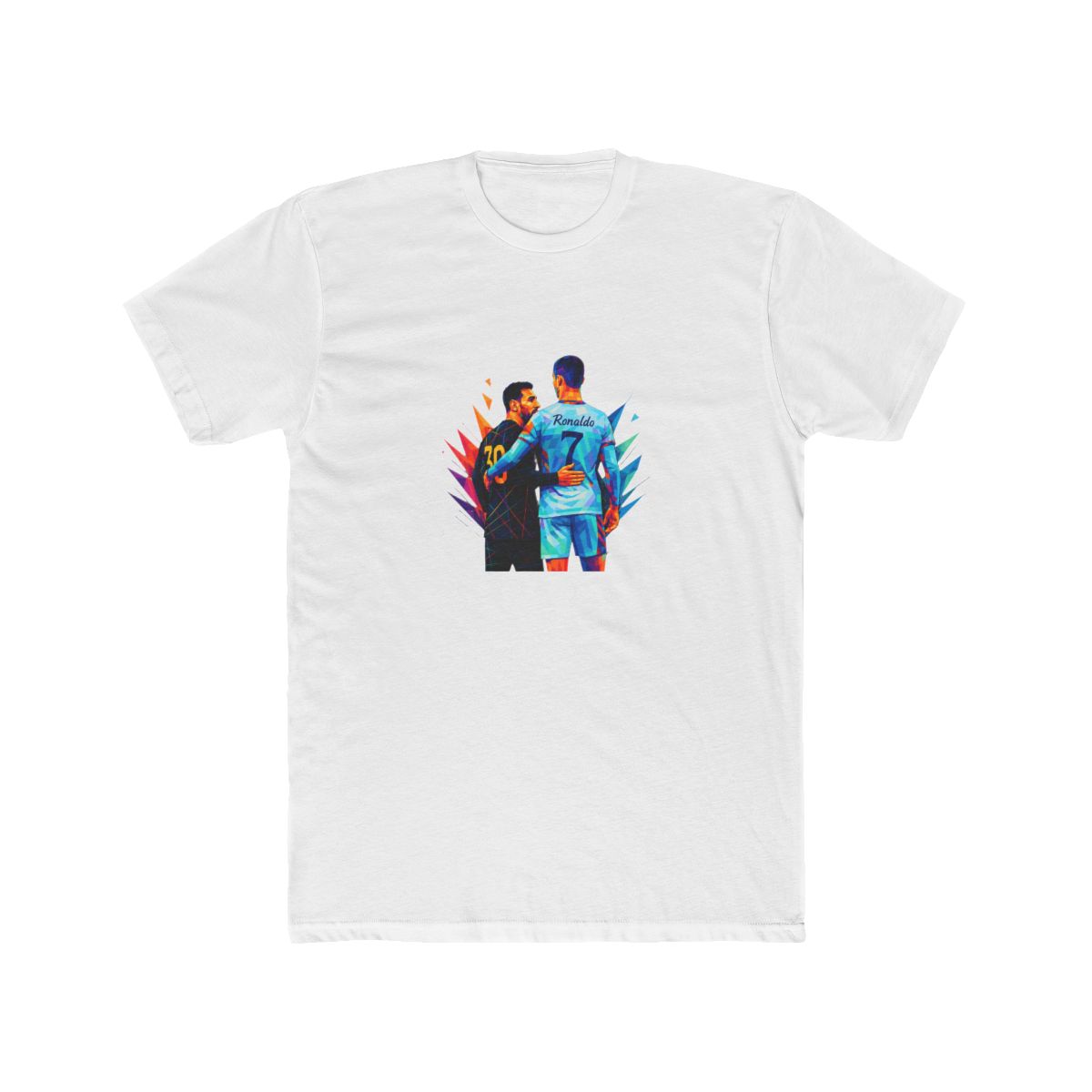 Ronaldo and Messi Wpap Art T Shirt