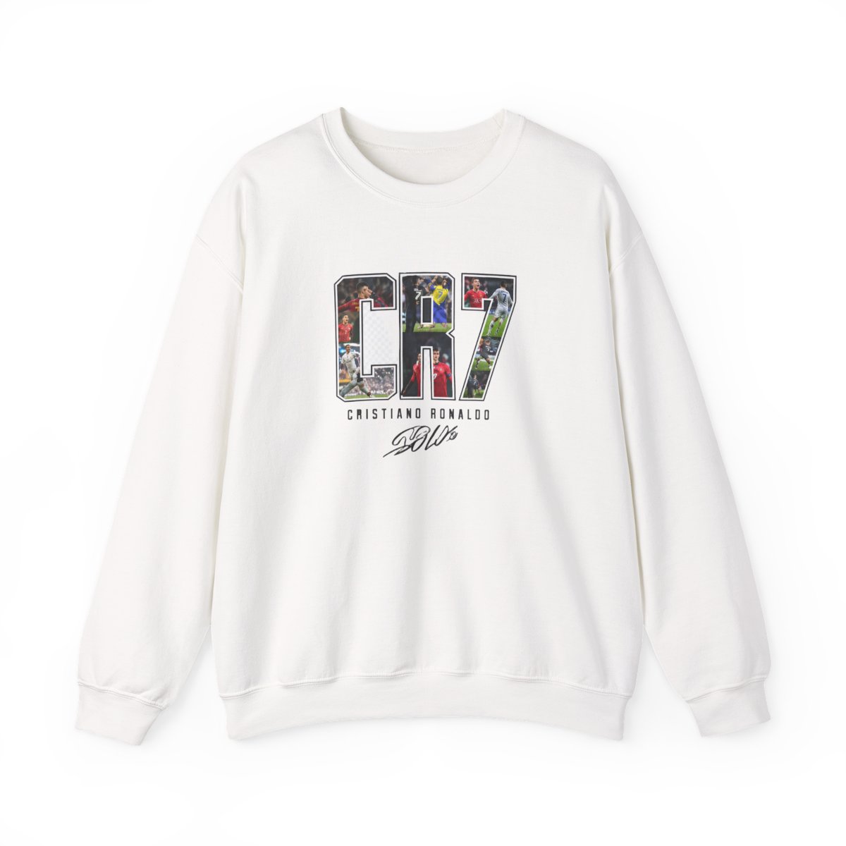 Collage Ronaldo Tribute - Soccer GOAT Hooded Crewneck
