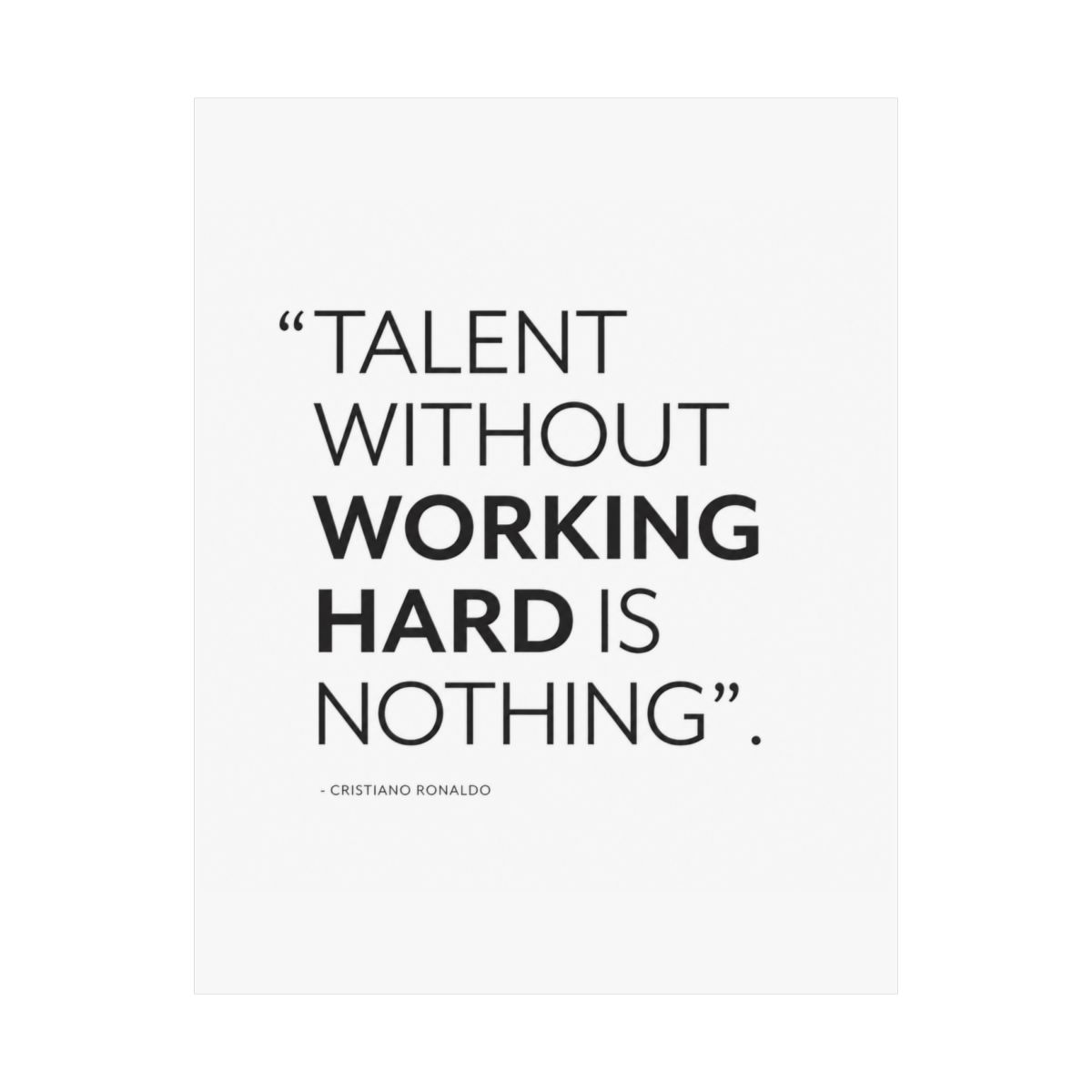 Motivational Sports Quotes | Cristiano Ronaldo | CR7 | Print at home | Digital File